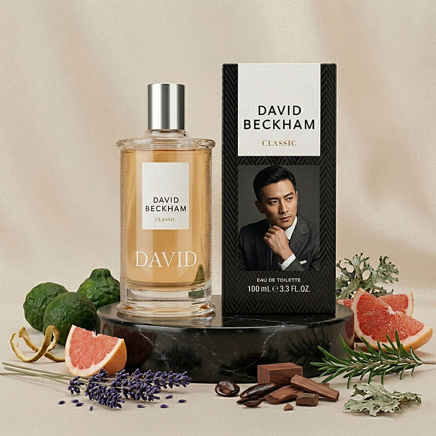 Personalised David Beckham Classic EDT 100ml: Perfumes
