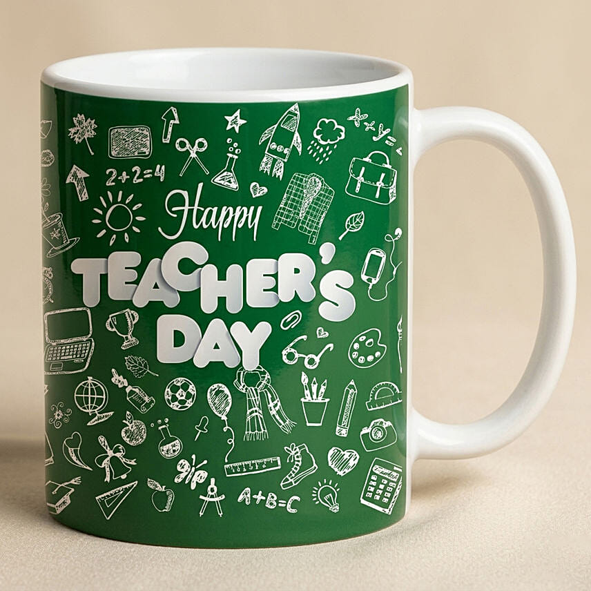 Happy Teachers Day Mug: Personalised Teachers Day Gifts
