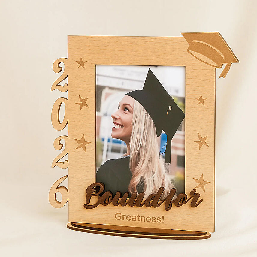 Bound for Greatness Graduation Photo Frame: 