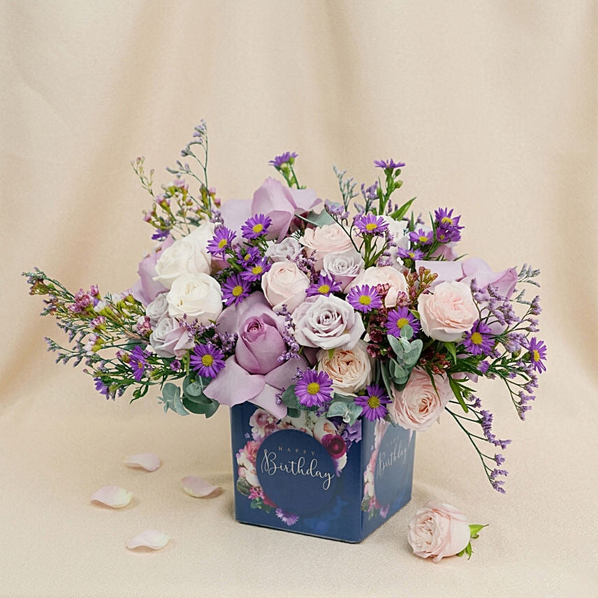 Birthday Roses Arrangement: Birthday Gifts 