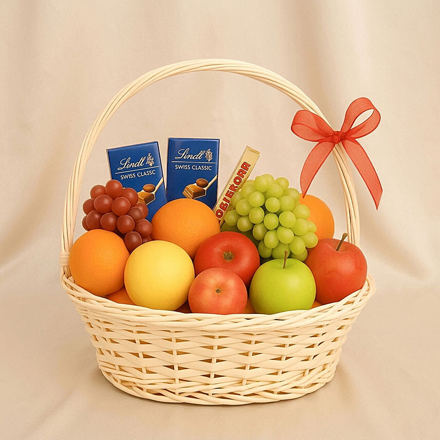 Delicious Fruitful Hamper: Flower Baskets