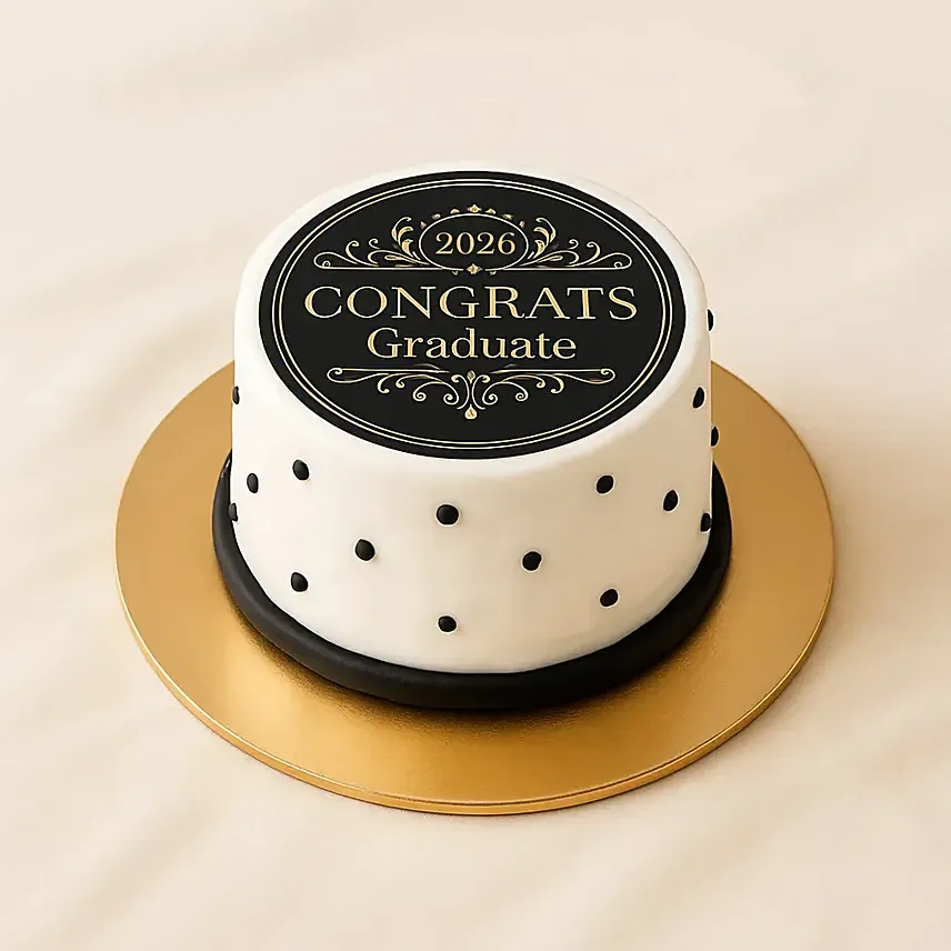 Graduation Chocolate Mini Cake: Cake Delivery Singapore