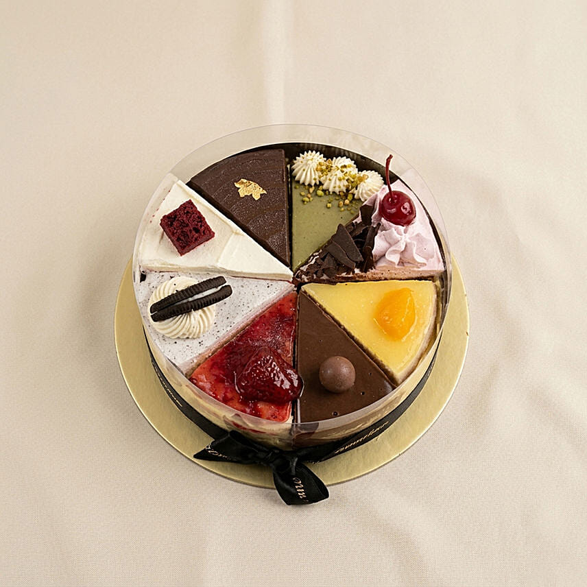 Assorted Cake Slices- 8 Pcs: Deepavali Gifts Singapore