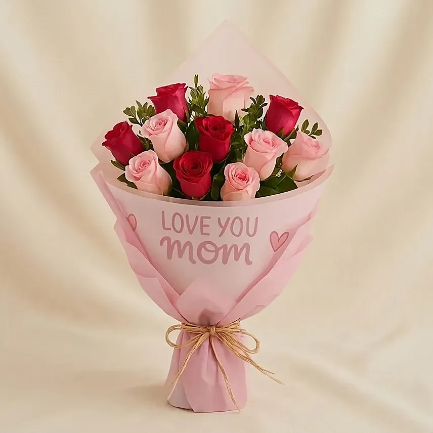 Mothers Day Rose Bouquet: Happy Mother's Day Flowers