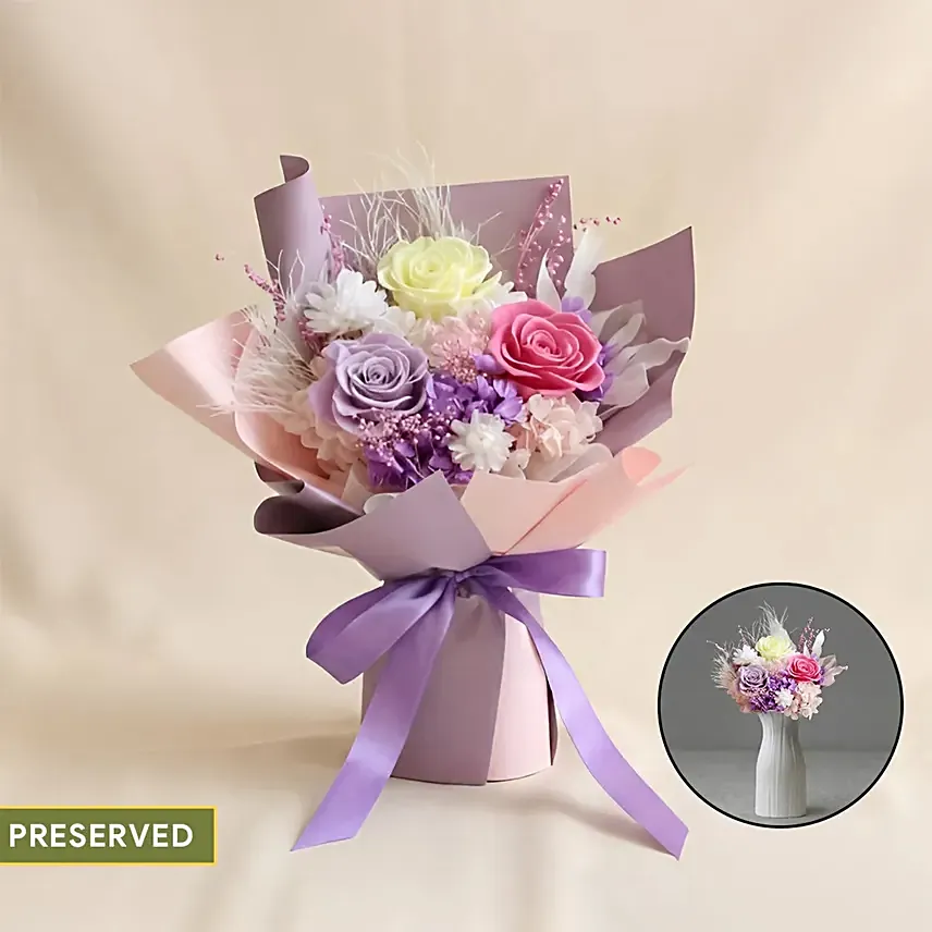 Lilac Dreams Forever Bouquet: Flower Bouquets