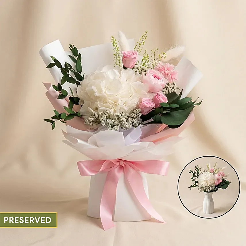 Everlasting Rose & Austin Bouquet: Mother's Day Flowers