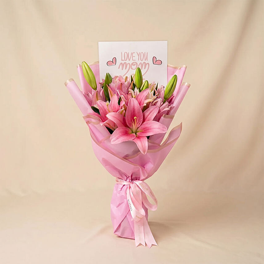 Mother's Day Lily Bouquet: Mother's Day Gifts 