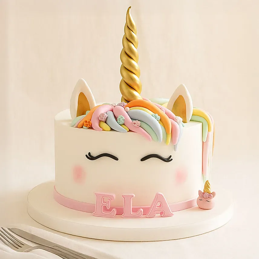 Colorful Unicorn Cake: Unicorn Cakes