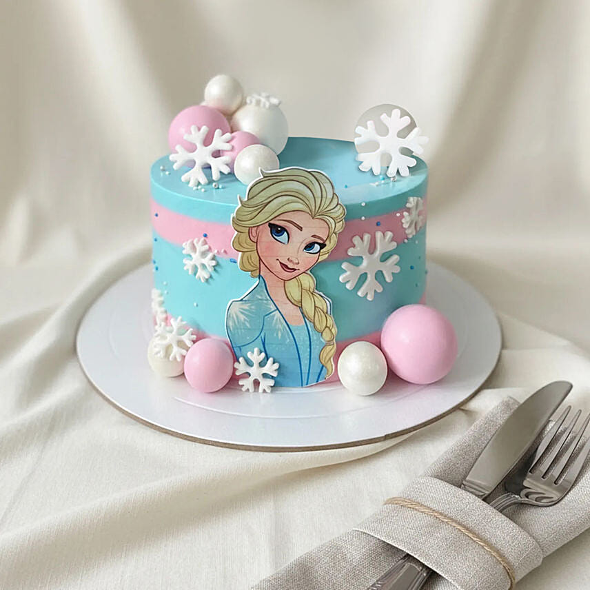 Birthday Frozen Princess Theme Cake: Frozen Cakes