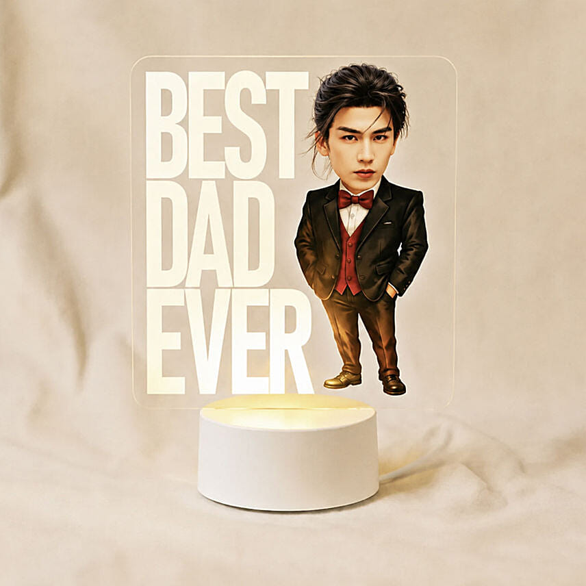 Best Dad Ever LED Lamp for Fathers Day: Father's Day Gifts