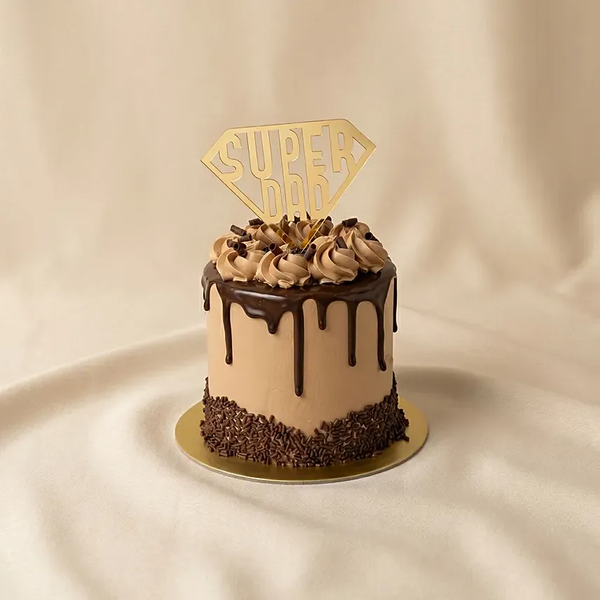 Super Dad Chocolate Cake: Father's Day Cake