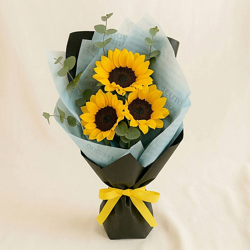 Sunshine Flower Bouquet: Farewell Gifts Singapore