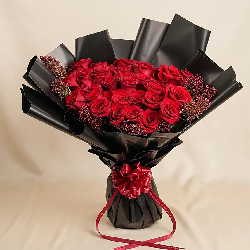 Sublime 35 Roses Bouquet: 