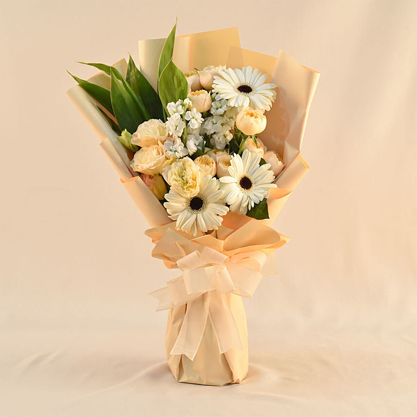 Soothing Mixed Flowers Bouquet: Friendship Day Gifts