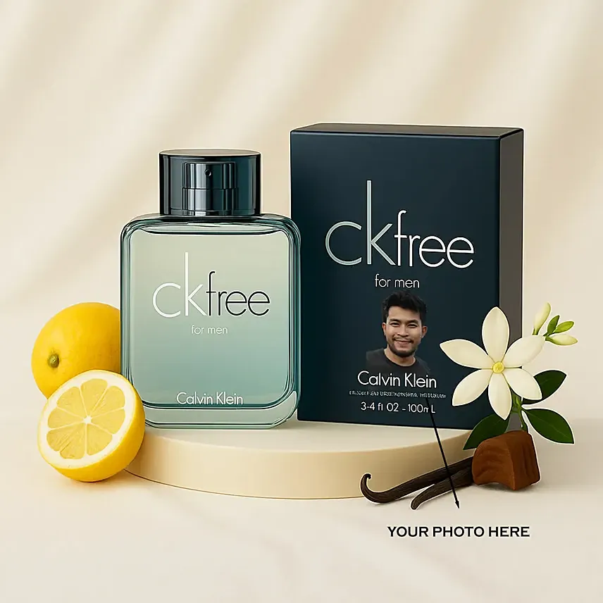 Personalised Ck Free for Men by Calvin Klein for Him: New Arrival Gifts