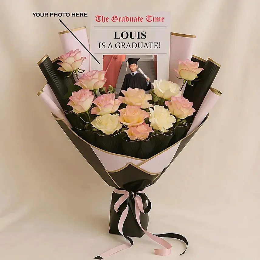 Personalised Conovocation Celebration Bouquet: Graduation Bouquet