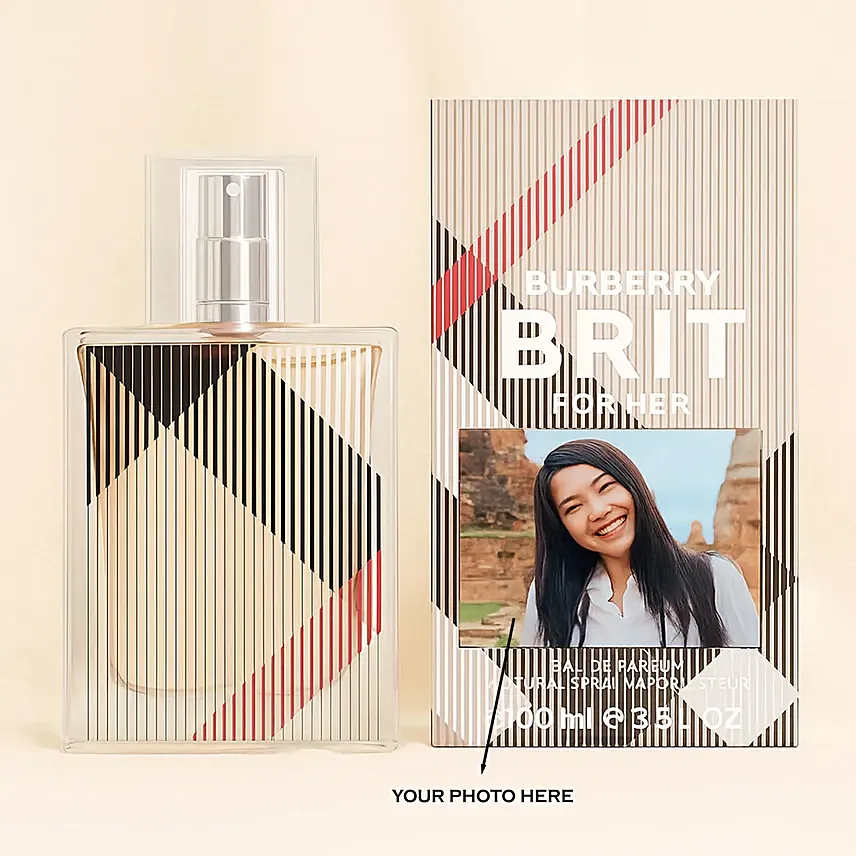 Personalised Brit By Burberry Perfume for her: For Anniversary