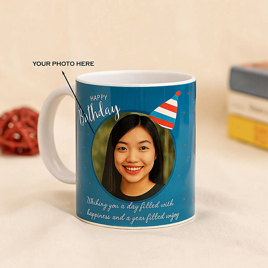 Personalised Birthday Cap Mug: Personalised Birthday Gifts