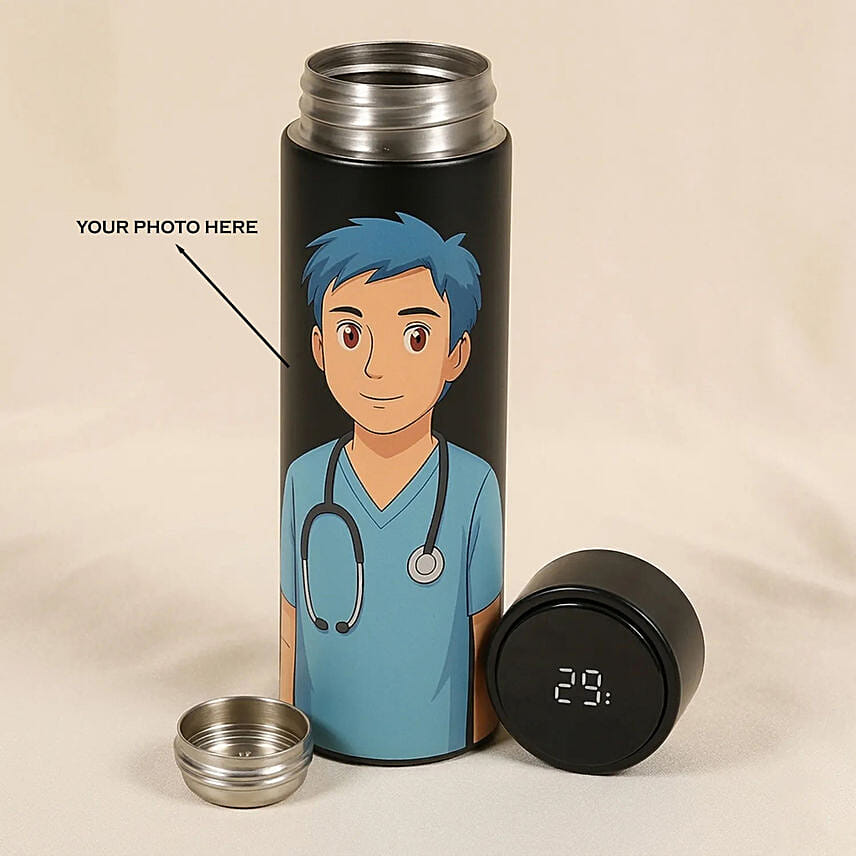 Personalise Your Ghibli Nurse Temperature Bottle: Personalised Graduation Gifts
