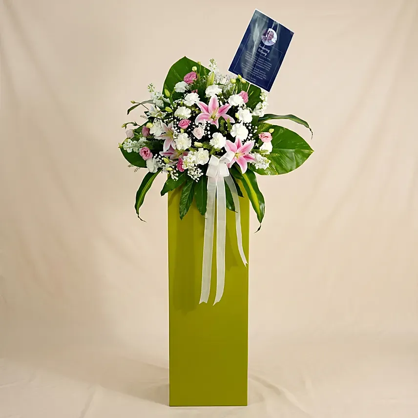 Peace Of Mind Condolence Mixed Flowers: 