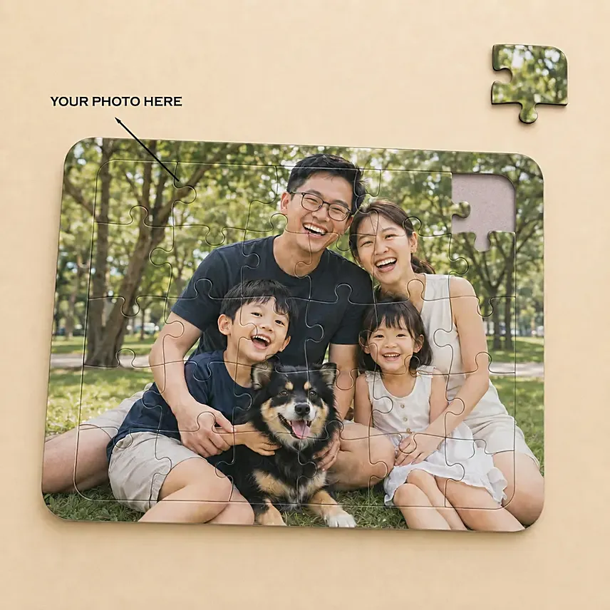 Personalied Jigsaw Puzzle for Fathers Day: Personalised Gifts Singapore