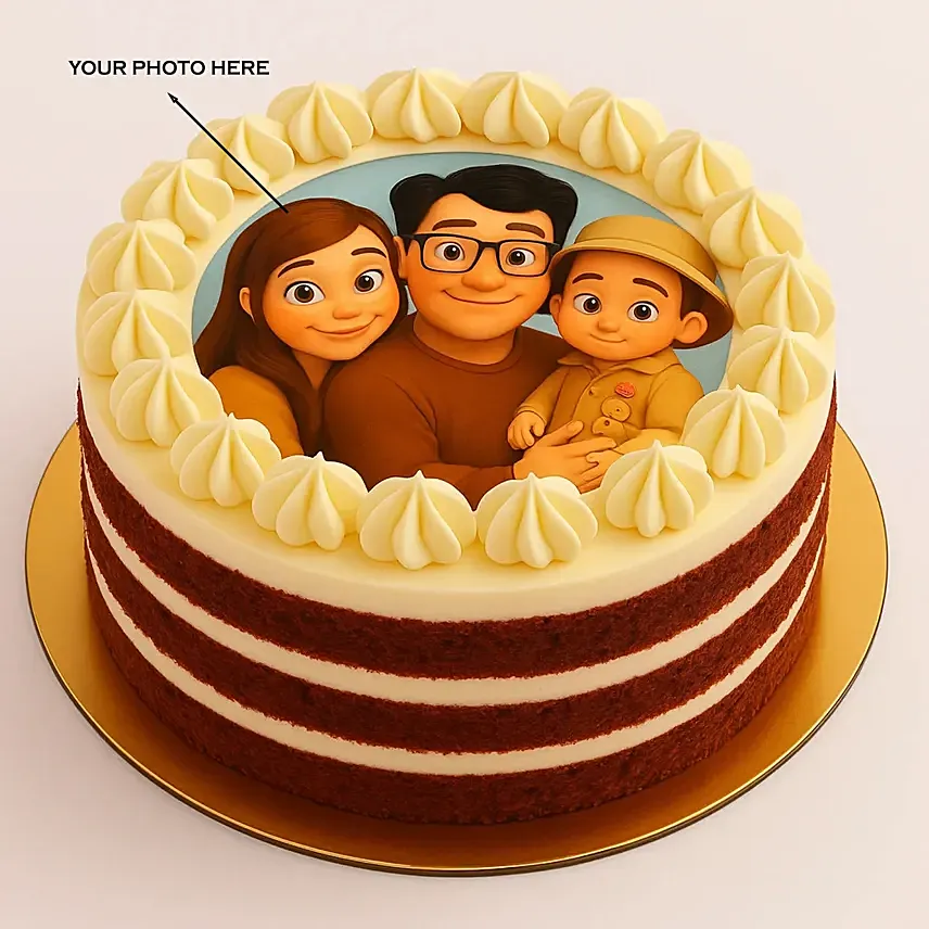 Red Velvet Fairy Tale Cake: For Anniversary
