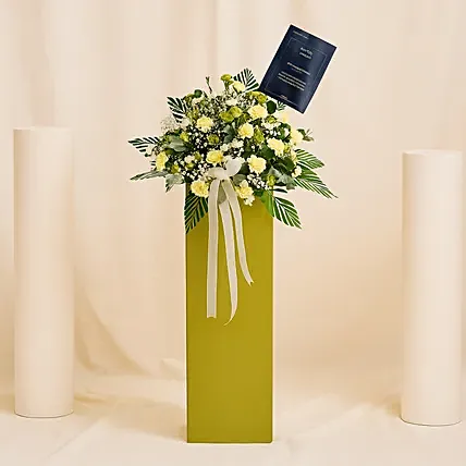 Bless Your Soul Condolence Mixed Flowers: Condolence Flowers