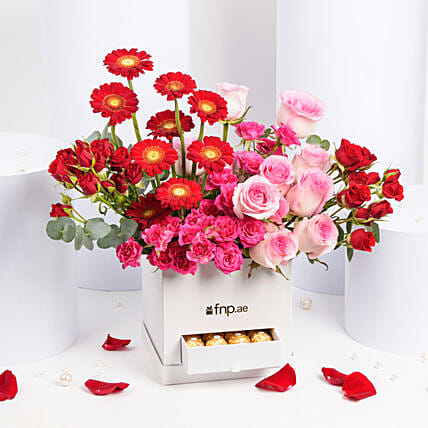 Love Blooms with Chocolates: Apology Flowers