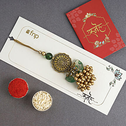 Jeweled Jade Affair Lumba: Lumba Rakhi