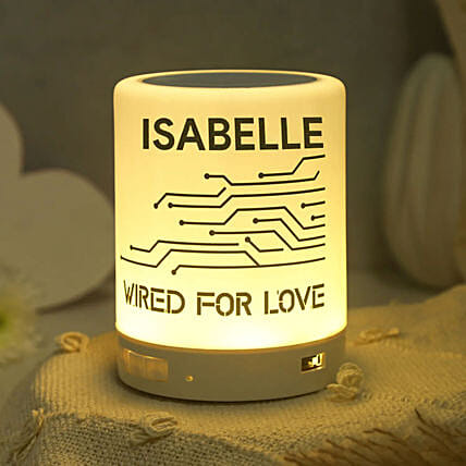 Personalised Wired For Love Speaker: Electronics Accessories