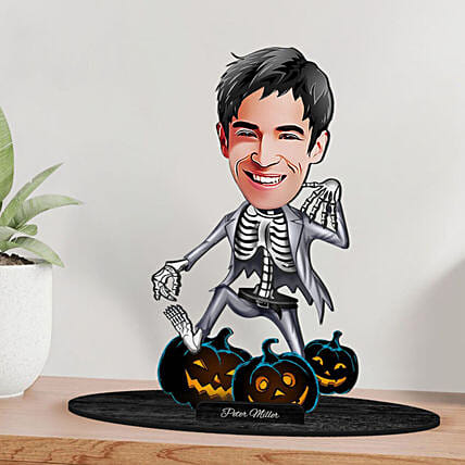 Halloween Skeleton Caricature: Halloween Gifts