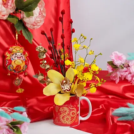 CNY Flowers Mug: CNY Flowers