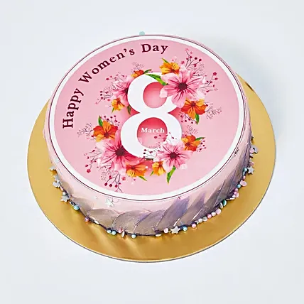 Red Velvet Cake for Womens Day: Women's Day Gifts