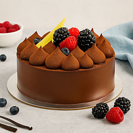 Chocolate Truffle Cream Cake: Housewarming Cakes