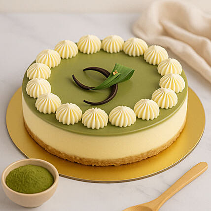 Green Tea Macha Cheese Cake: Farewell Cakes