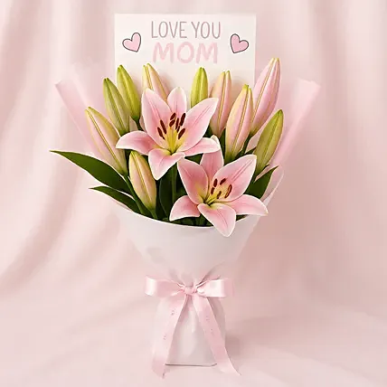 Moms Love Lily Bouquet: Gifts for Mother