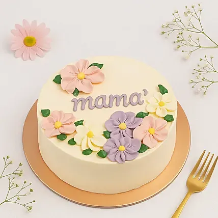 Mama Floral Chocolate Fudge Cake: Mother's Day Cakes
