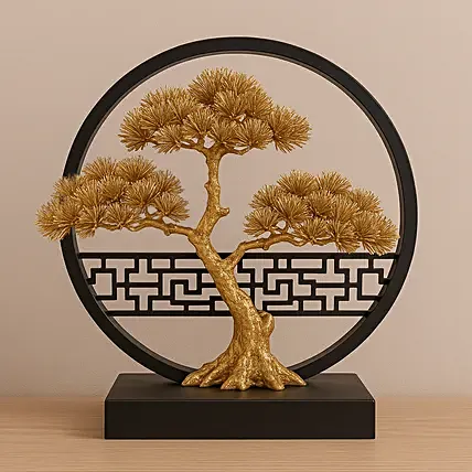 Artificial Lucky Bonsai Pine Tree: Mid Autumn Festival Gifts