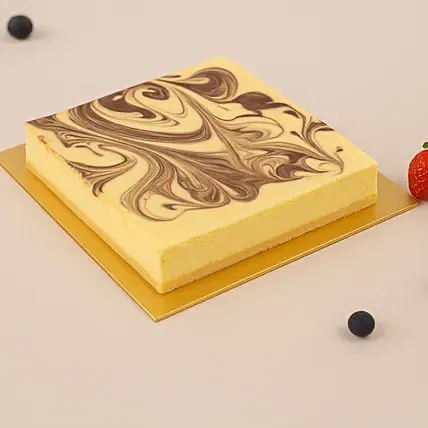 Marble Cheese Cake: Hari Raya Cakes