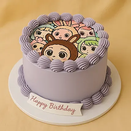 Labubu Collection Birthday Chocolate Cake 1000g: Cake Delivery Singapore