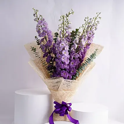 Captivating Delphinium Flower Bouquet: New Arrival Gifts