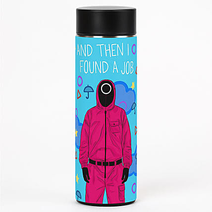 Squid Game Theme Temperature Bottle: Personalised Birthday Gifts