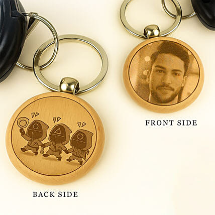 Squid Squad Engraved Key Chain: Engraved Keychains