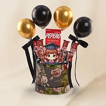 Graduation Chocolate Gift Box For Girls: Graduation Hampers