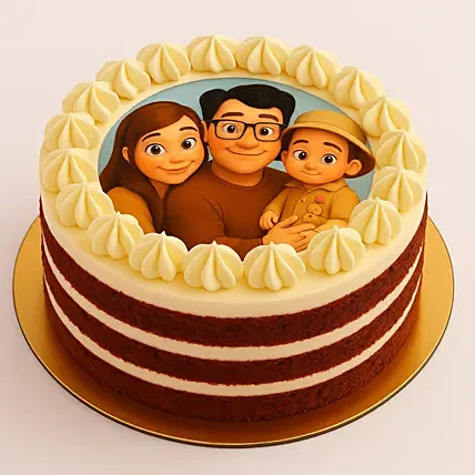 Red Velvet Fairy Tale Cake: 