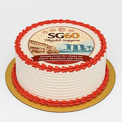 National Day Red Velvet Cake: National Day Gifts