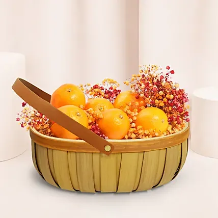 Special Oranges Basket: Orange Gift Baskets