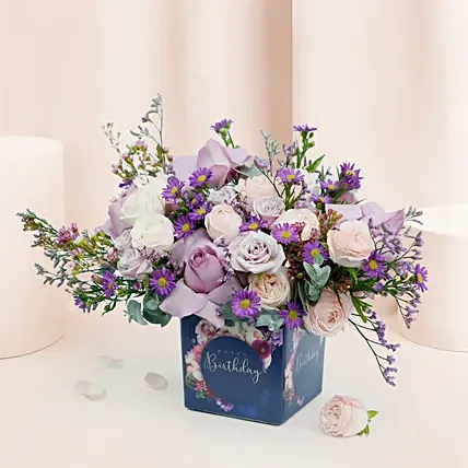 Birthday Roses Arrangement: Birthday Gifts 