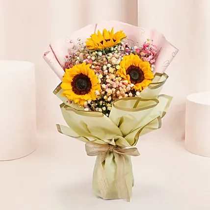 Shine On Forever Floral Bouquet: For New Born