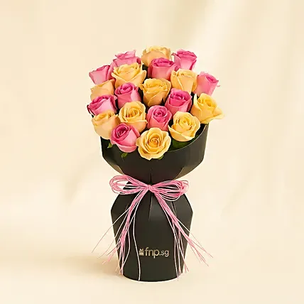 Blushing Rose Love Elegance: International Women's Day Flowers